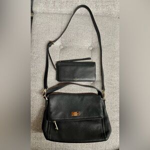 Kate Spade Black Crossbody Bag and Wallet